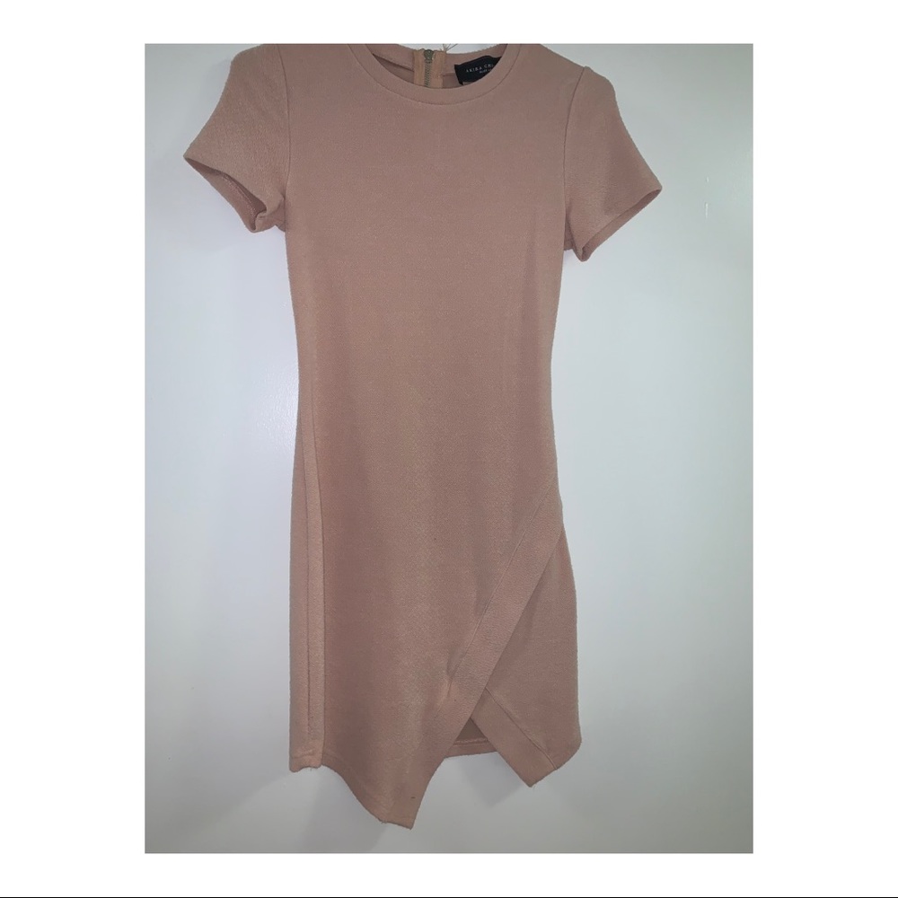 Cream Akira Bodycon Mini Dress